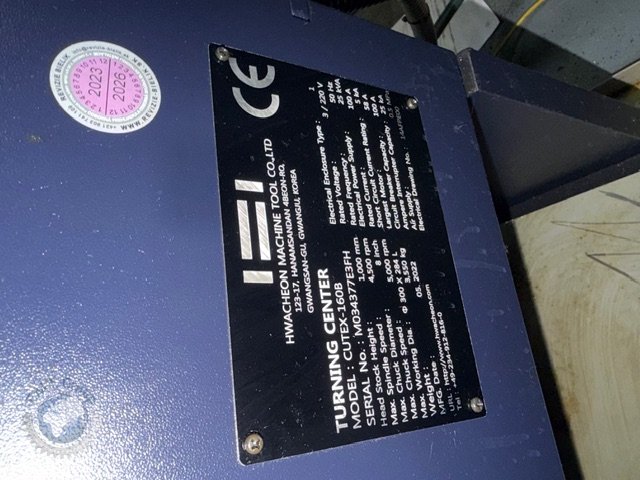 HWACHEON Cutex 160 B